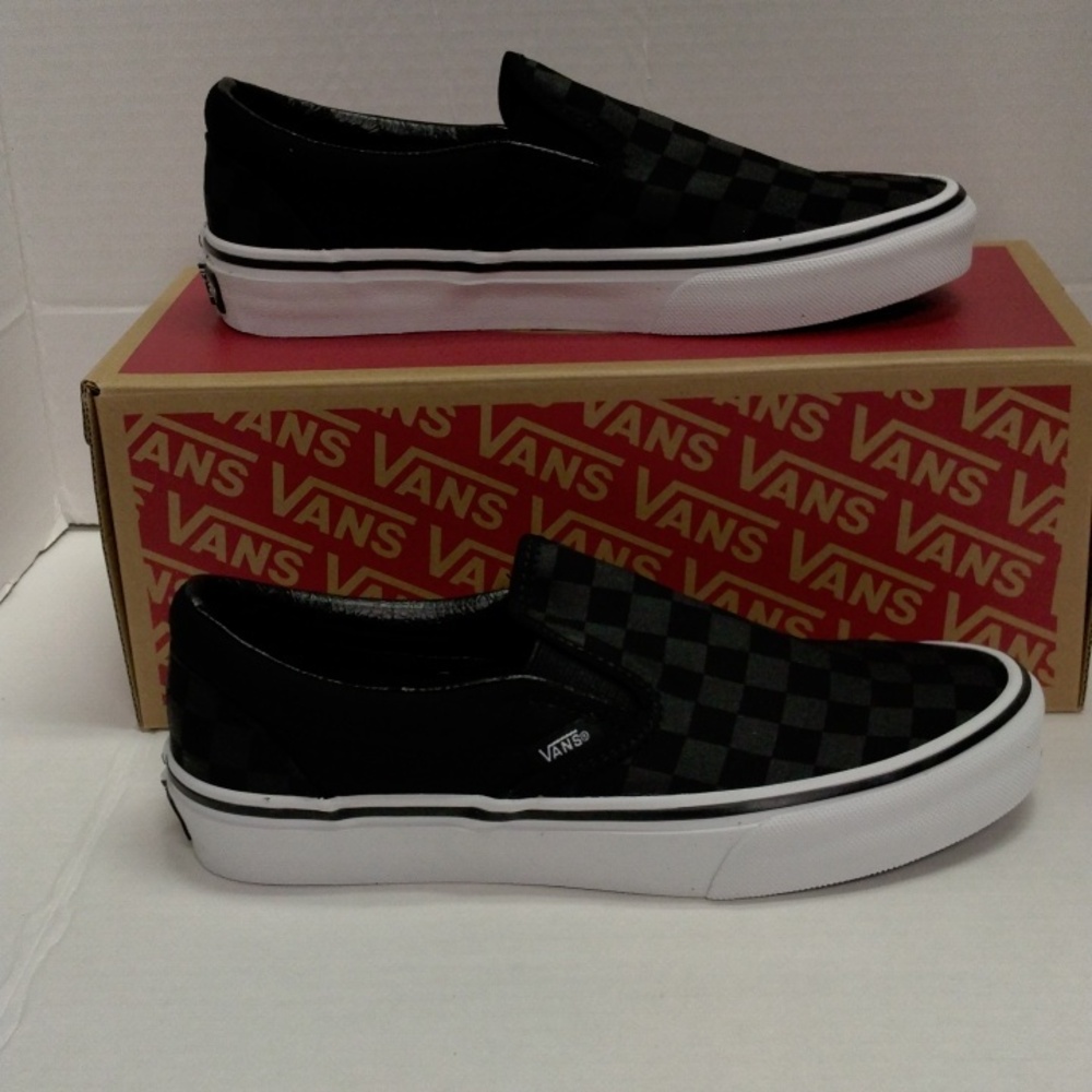 Vans Slip on Black Checkered